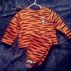 Tigger Top and Bottom PJs